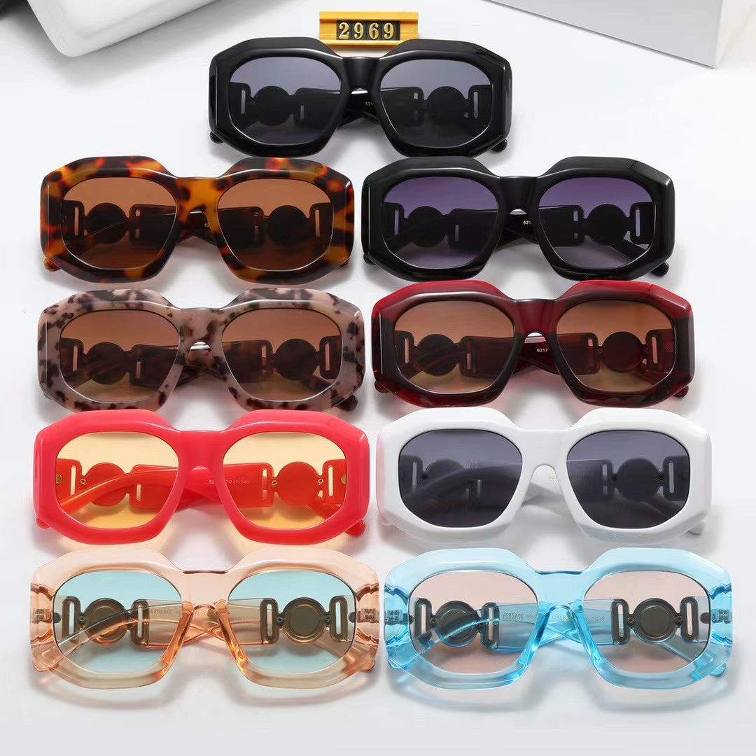 9-color fashion VE lion head polarized sunglasses