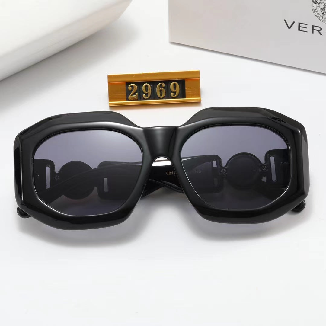 9-color fashion VE lion head polarized sunglasses