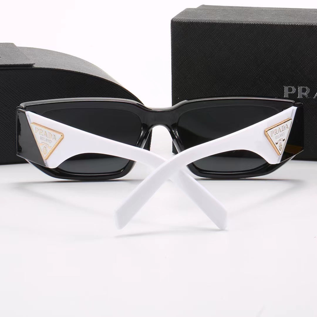 6-color fashion PA letter double color temple sunglasses