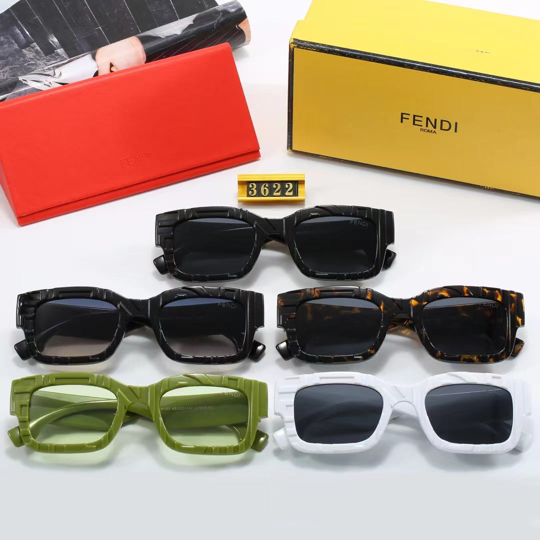 5-color fashionable FF letter sunglasses