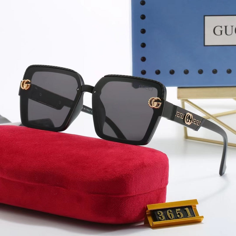 5-color fashionable GG letter polarized sunglasses