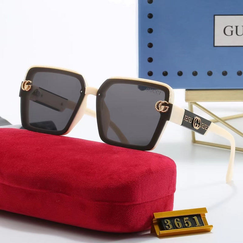 5-color fashionable GG letter polarized sunglasses