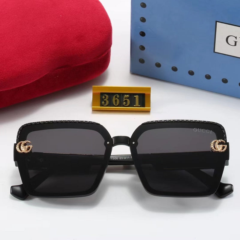 5-color fashionable GG letter polarized sunglasses