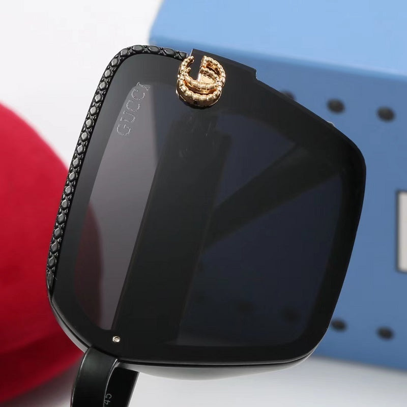 5-color fashionable GG letter polarized sunglasses