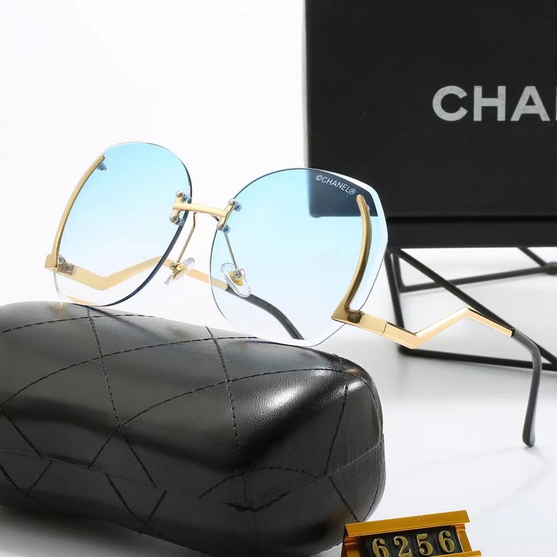 5-color fashionable CC letter polarized sunglasses