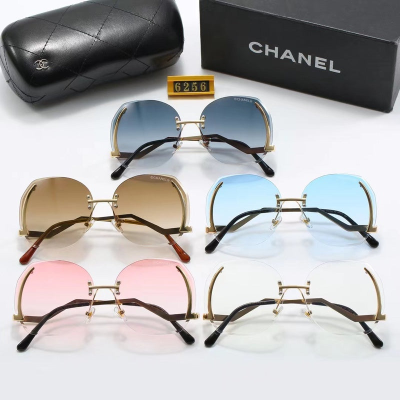 5-color fashionable CC letter polarized sunglasses