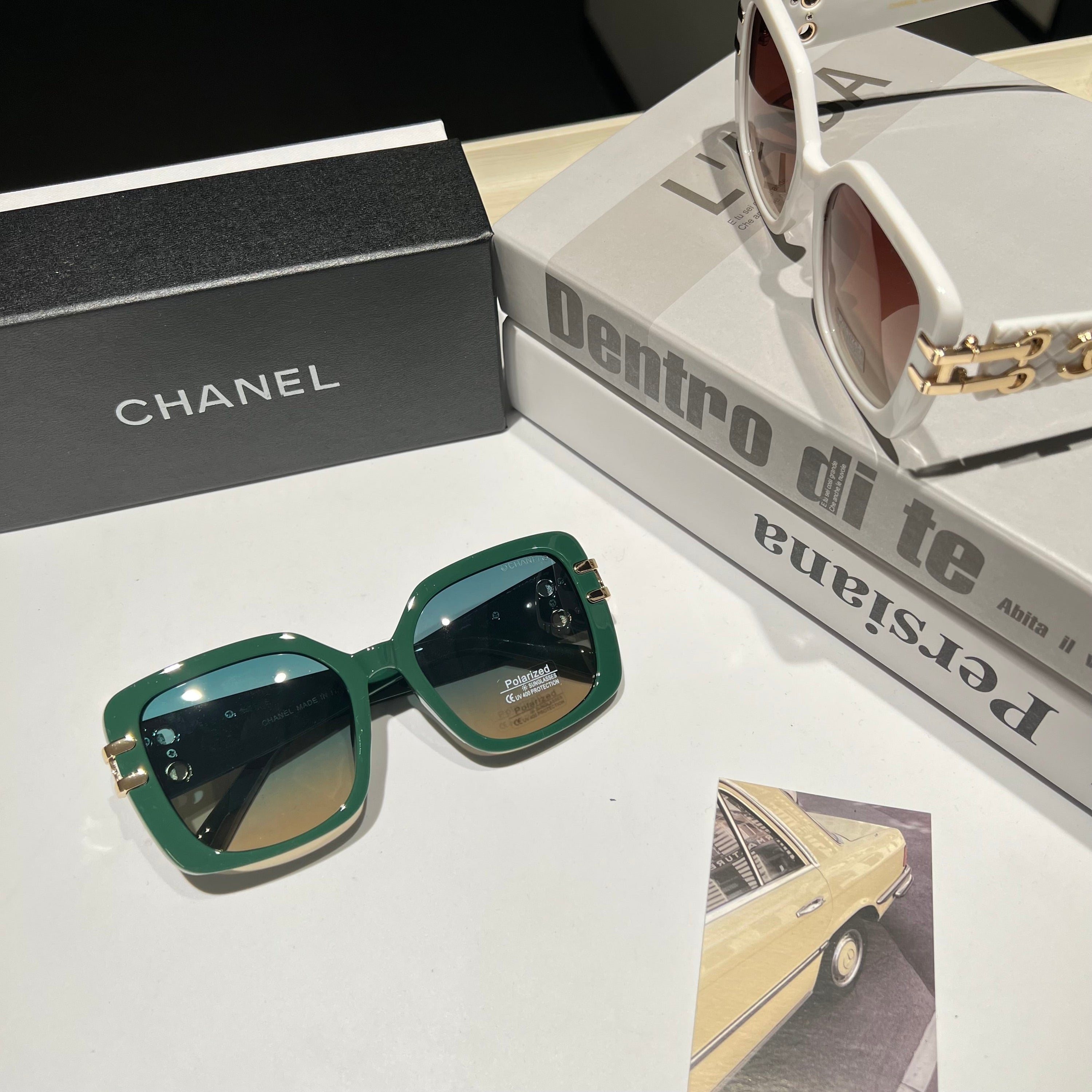 5-color fashion CC sunglasses