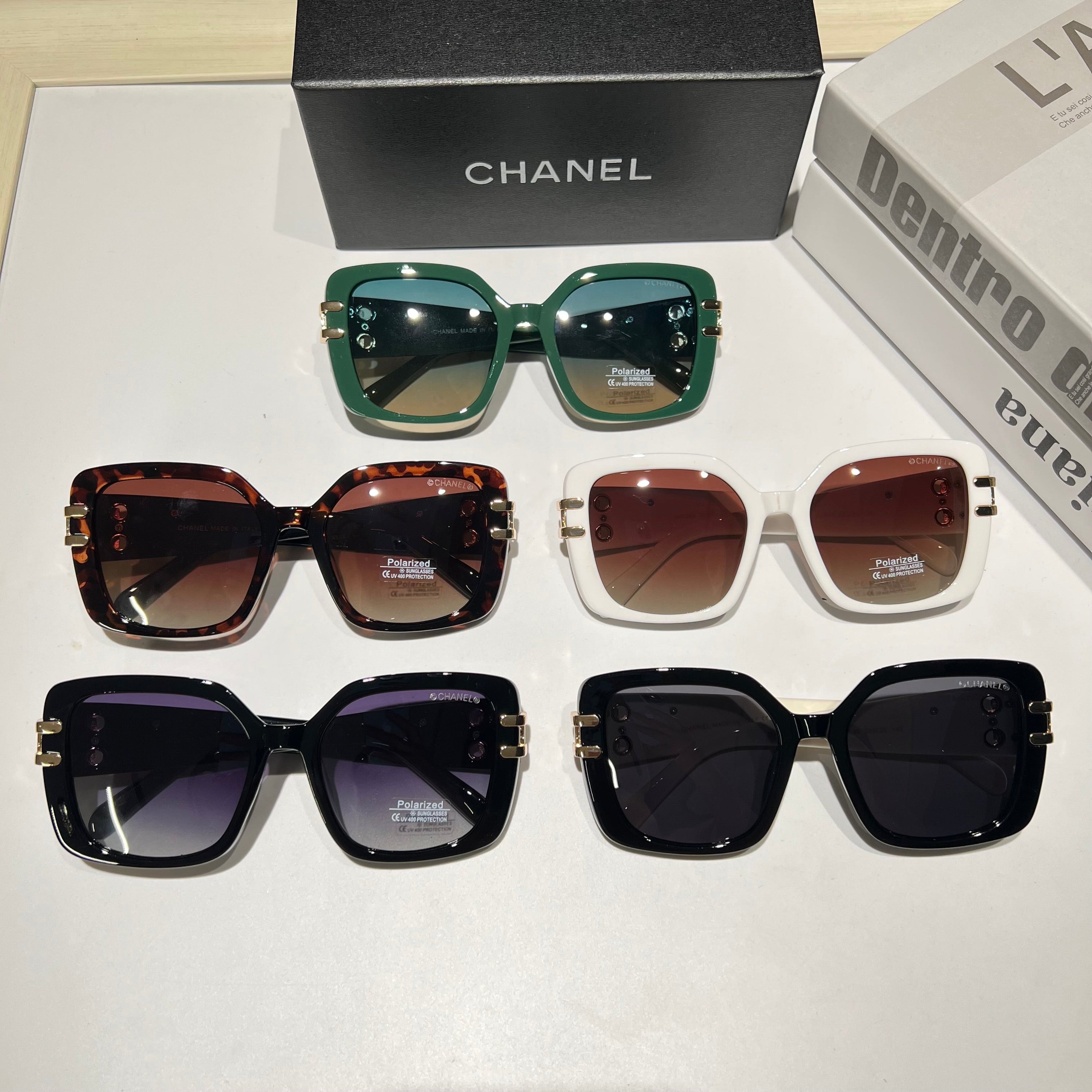 5-color fashion CC sunglasses