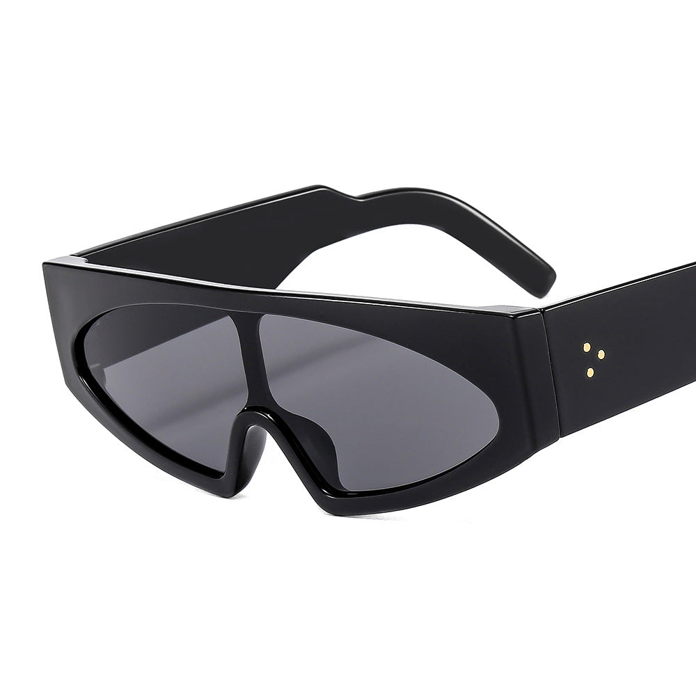 7 colors stylish one-piece punk style sunglasses