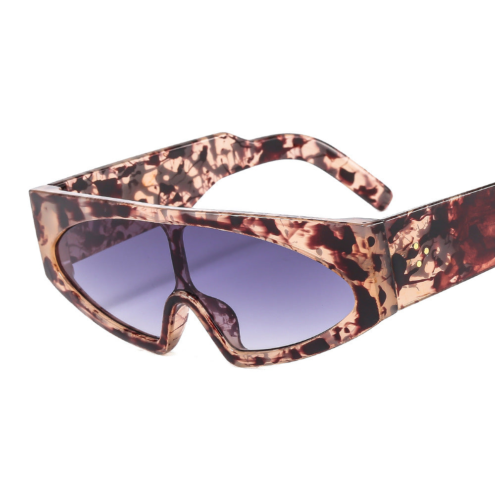 7 colors stylish one-piece punk style sunglasses