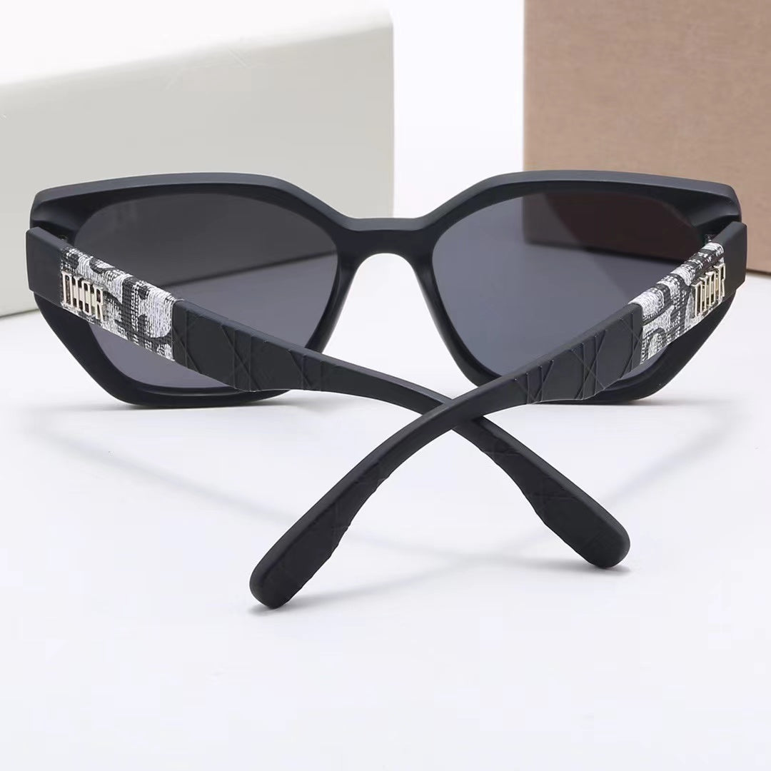 4-farbige, modische, polarisierte Sonnenbrille mit CD-Druck