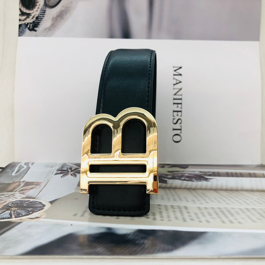 3 Colors Fashion letter leather belt