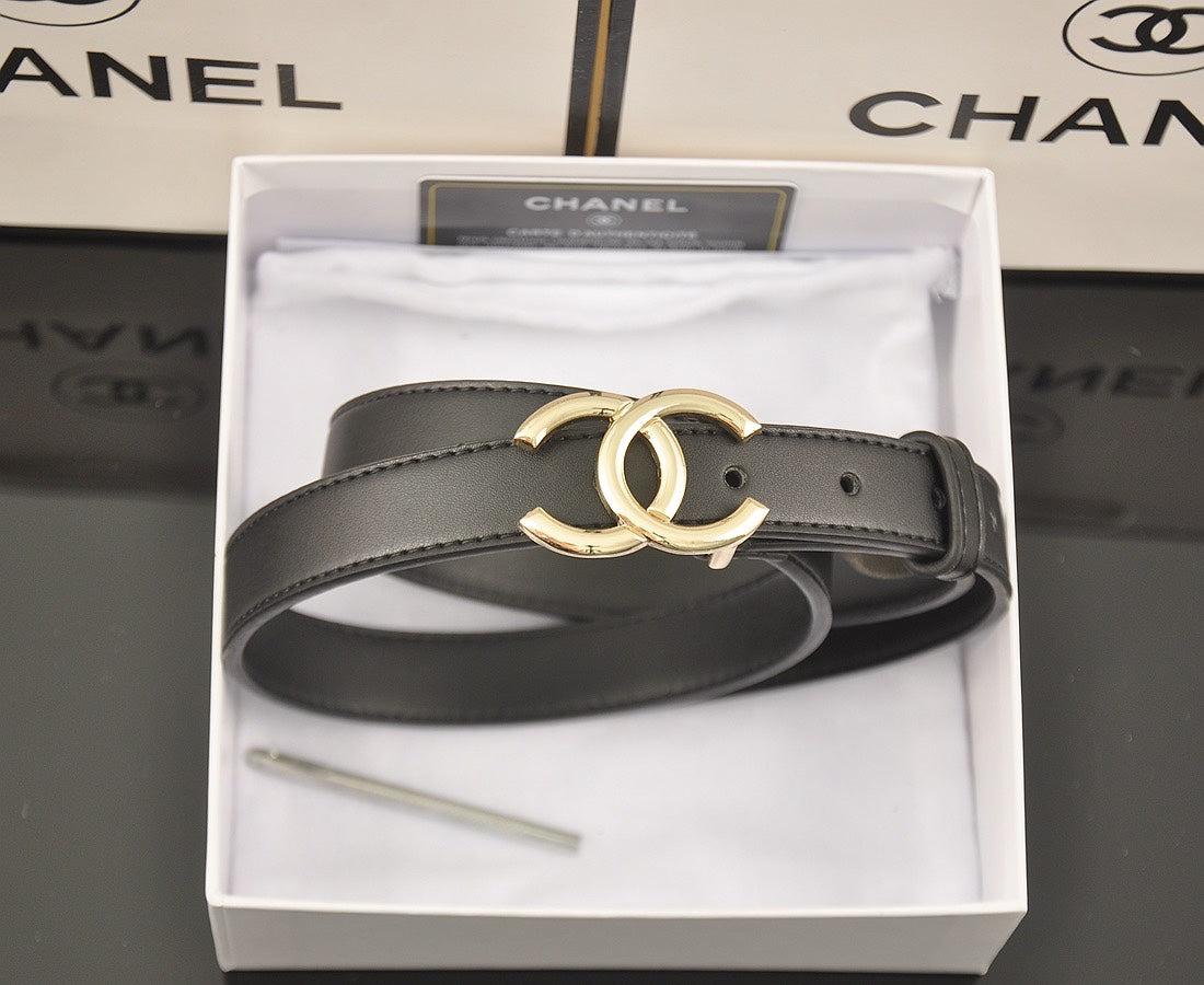 Classic Double C Leather Belt